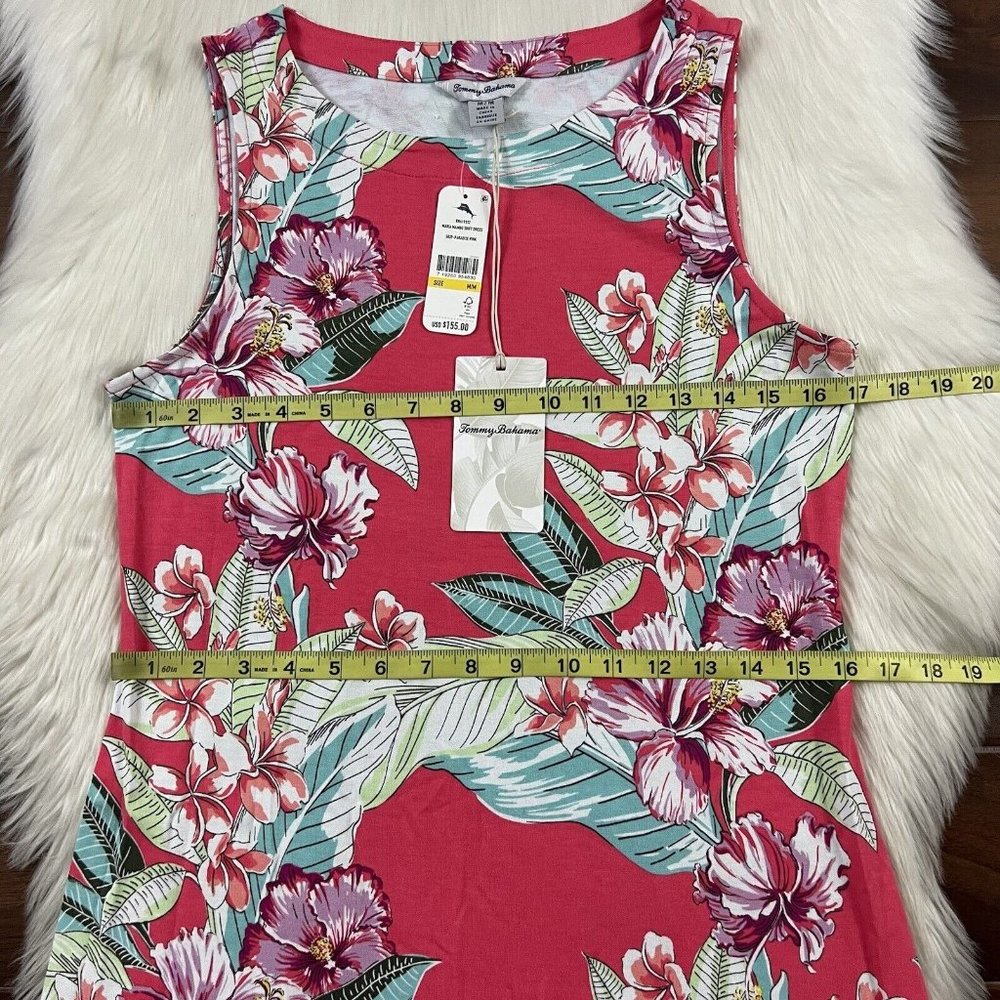 NWT Tommy Bahama Women’s Size Medium Paradise Pink Maria Mambo Shift Dress - Picture 4 of 8